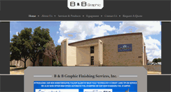 Desktop Screenshot of bandbgraphicfinishing.com