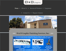 Tablet Screenshot of bandbgraphicfinishing.com